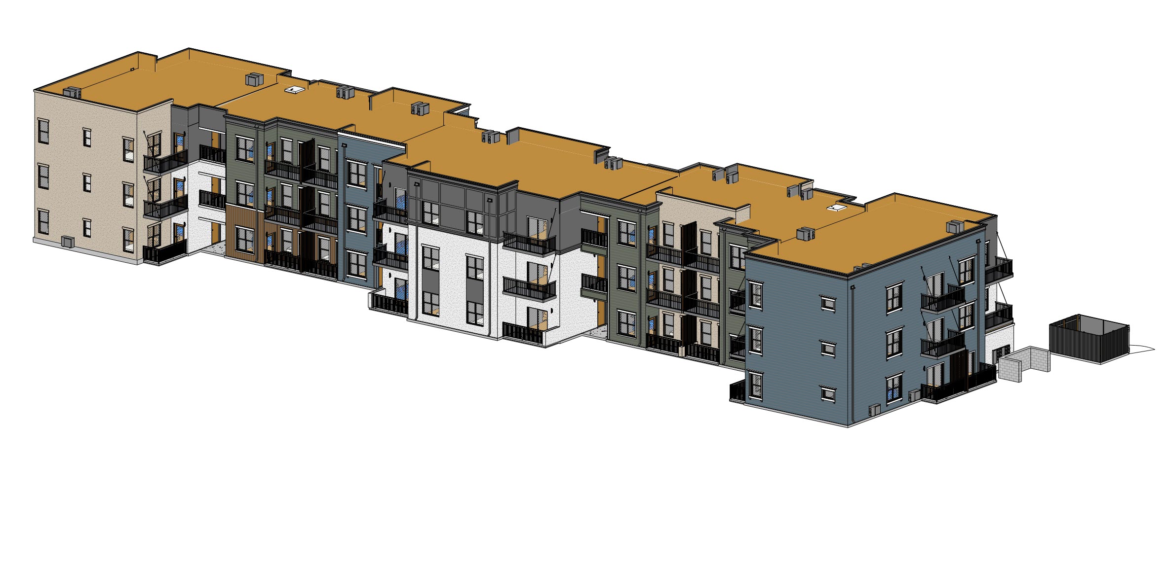 Vederra modular building exterior