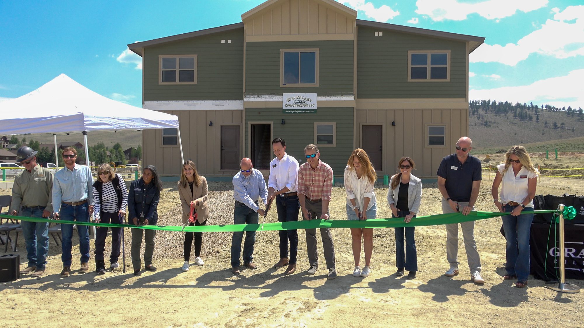 Vederra modular building ribbon-cutting ceremony