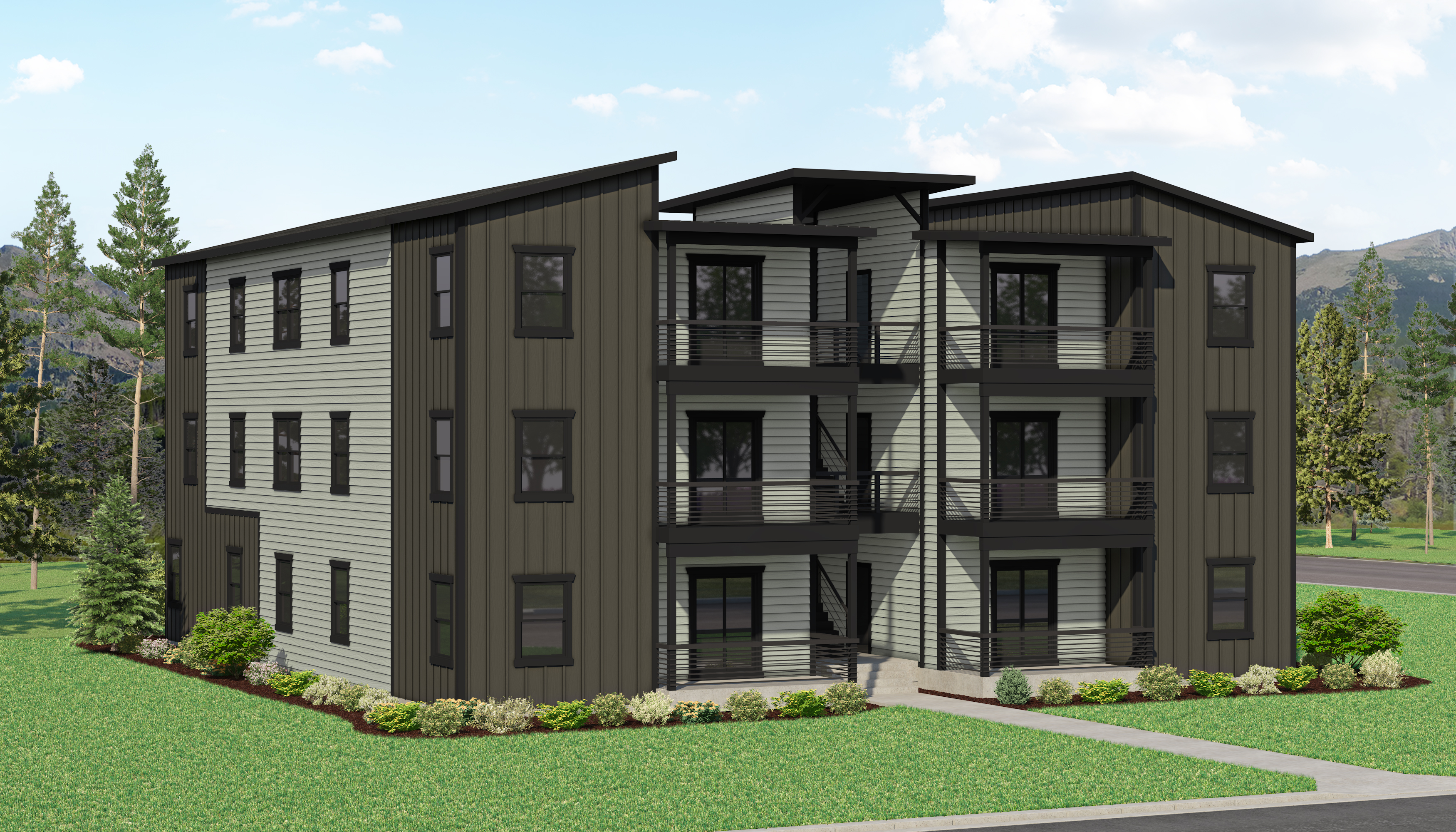Vederra modular building exterior